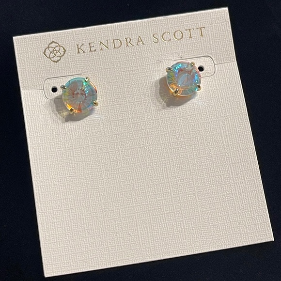 Kendra Scott | Jolie Stud Gold Earrings - Picture 1 of 4
